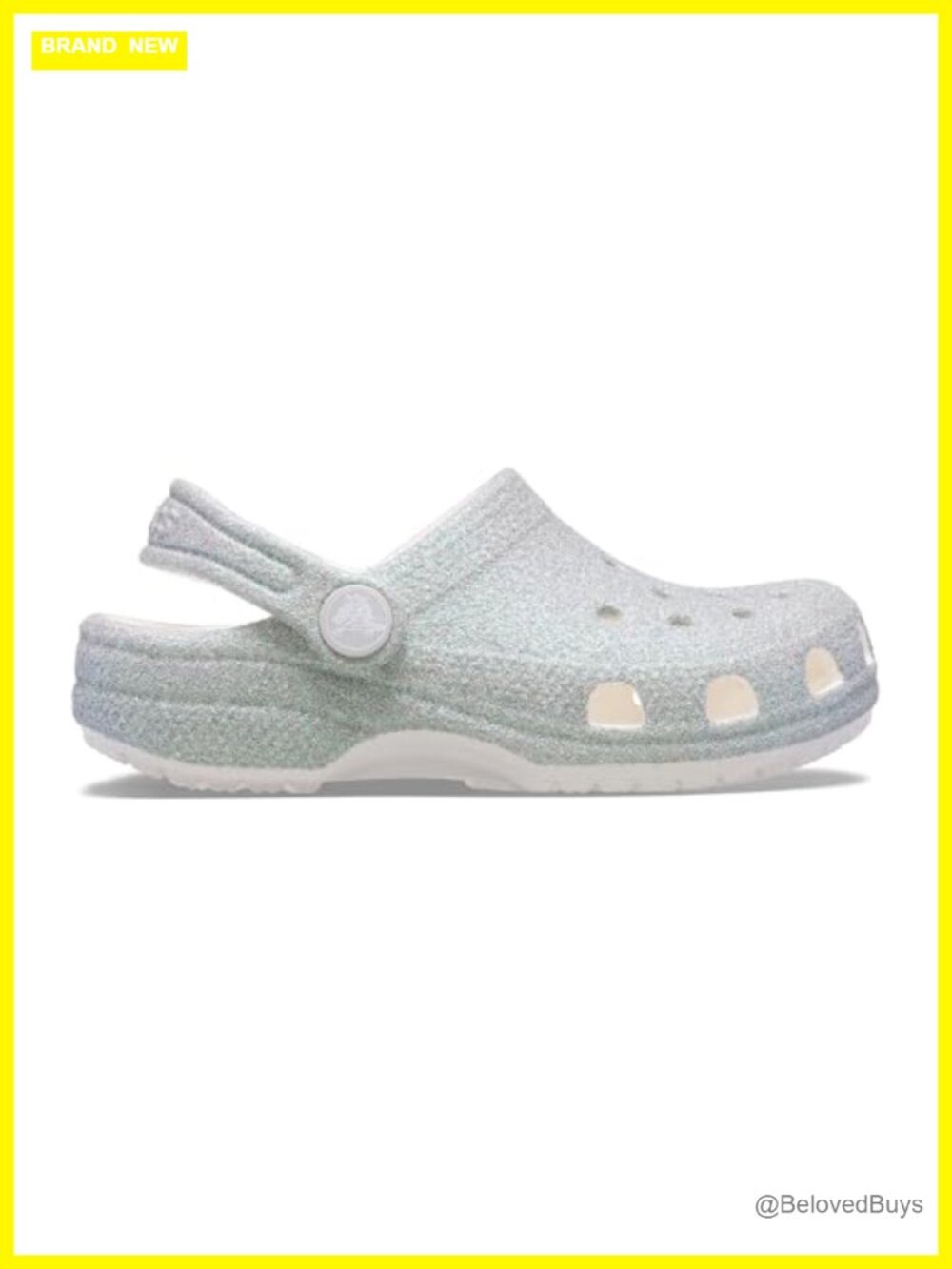 Girls Classic Glitter Clogs